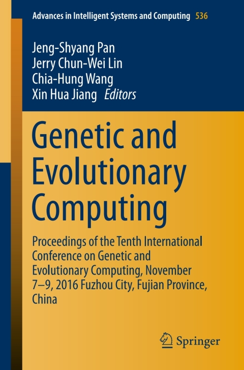 Cover image for book Genetic and Evolutionary Computing