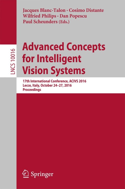Cover image for book Advanced Concepts for Intelligent Vision Systems