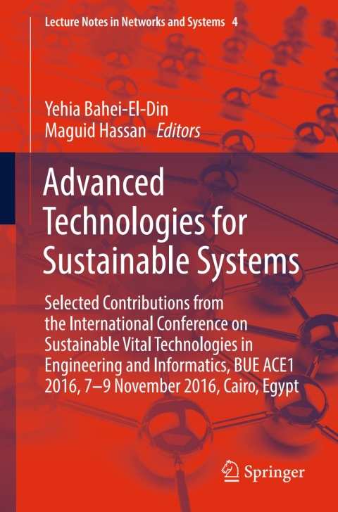 Cover image for book Advanced Technologies for Sustainable Systems