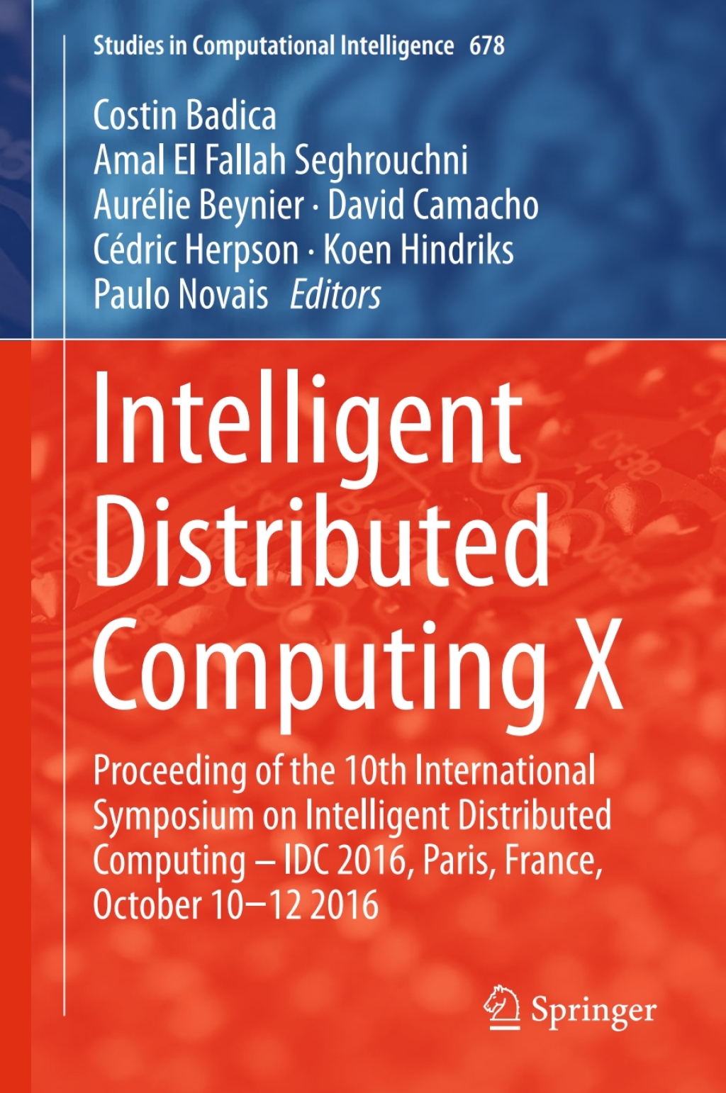 Intelligent Distributed Computing X (eBook)