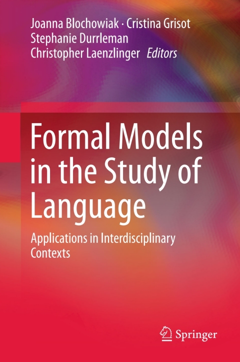 Cover image for book Formal Models in the Study of Language