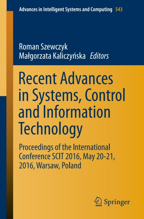 Cover image for book Recent Advances in Systems, Control and Information Technology