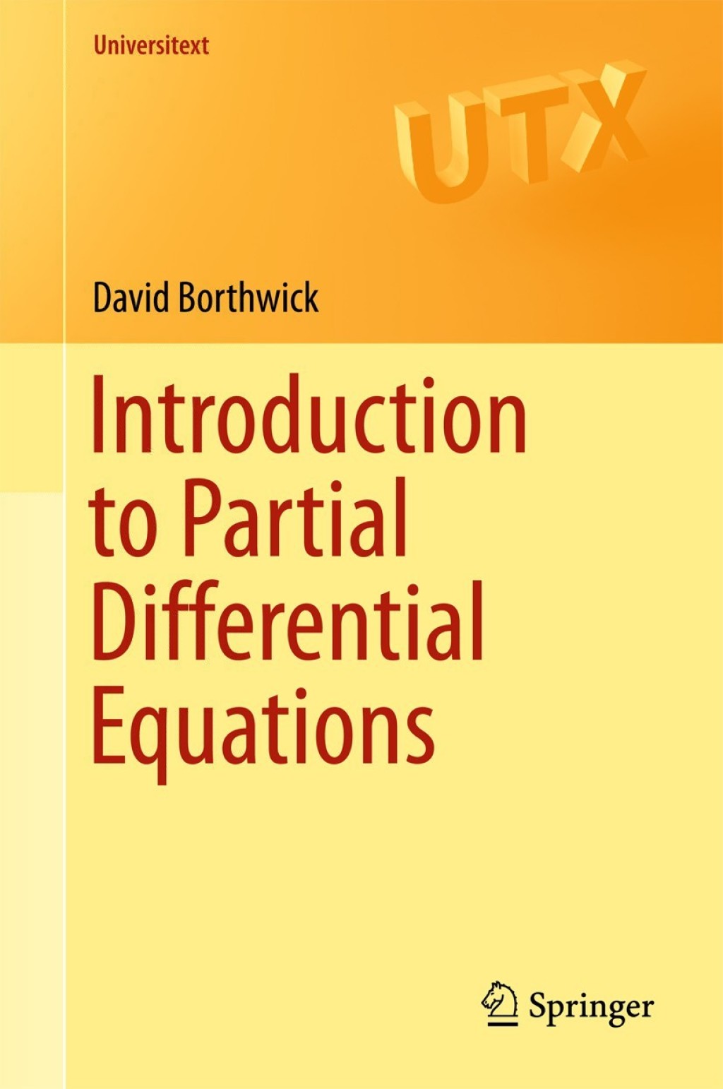 Reflowable Introduction to Partial Differential Equations; $16.50