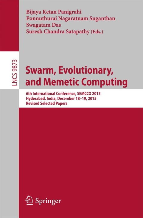 Cover image for book Swarm, Evolutionary, and Memetic Computing