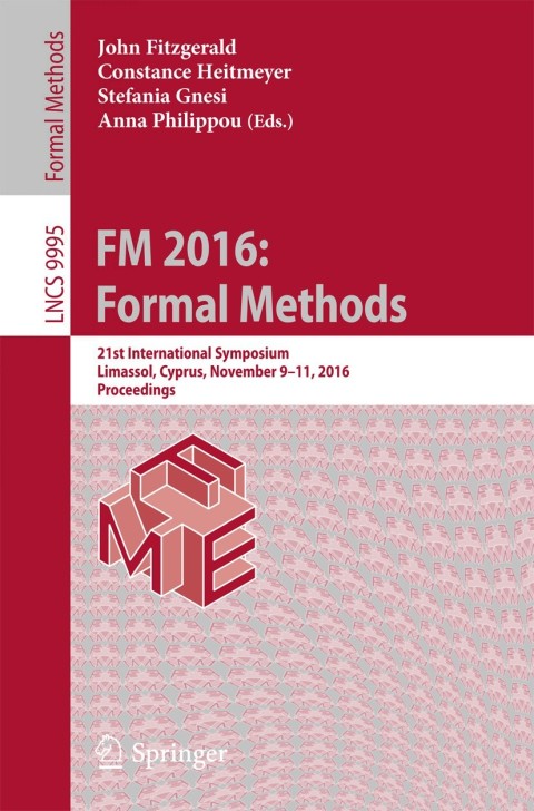 Cover image for book FM 2016: Formal Methods