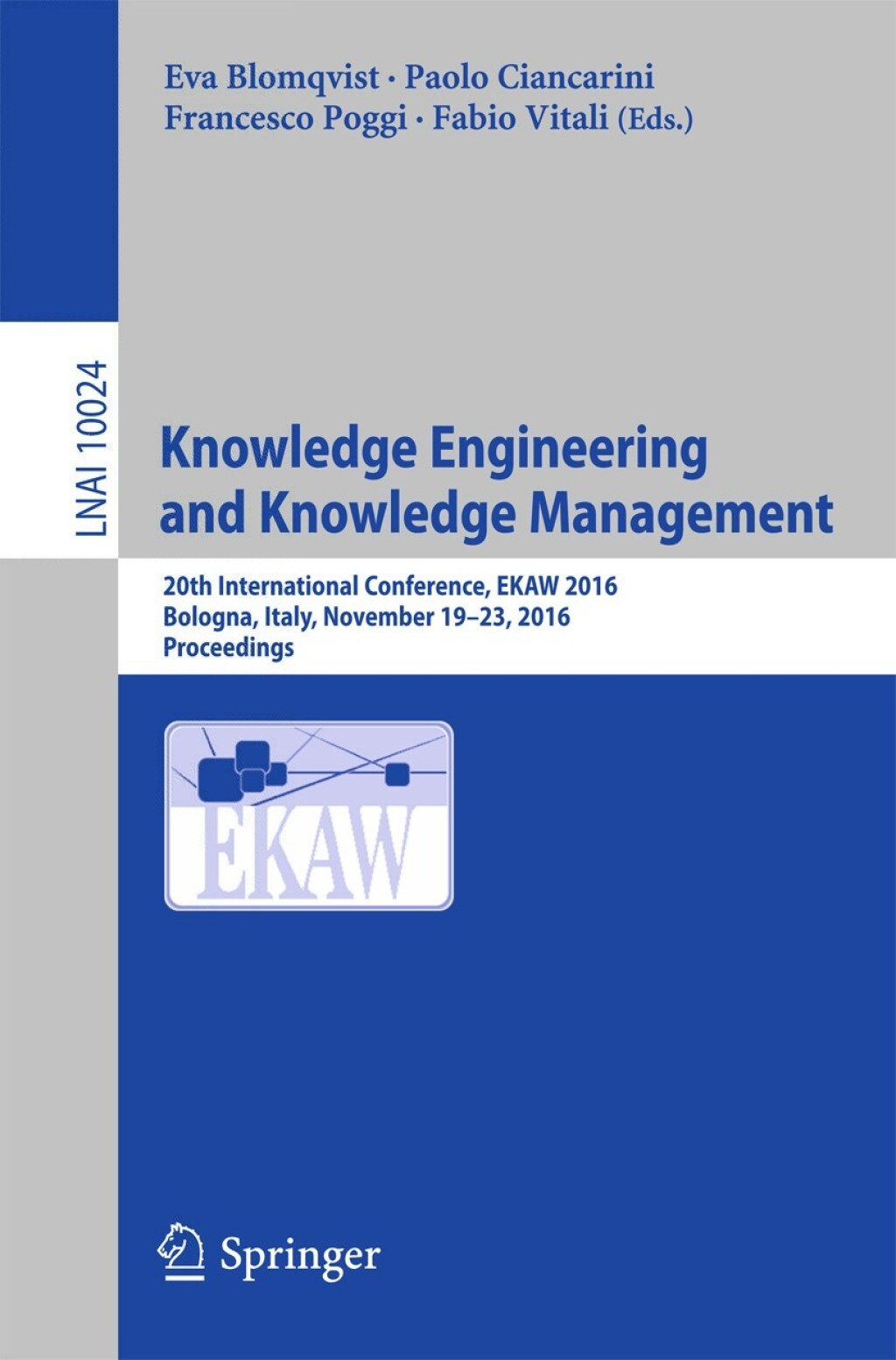 Knowledge Engineering and Knowledge Management (eBook)