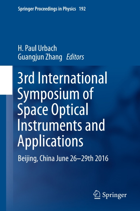 Cover image for book 3rd International Symposium of Space Optical Instruments and Applications