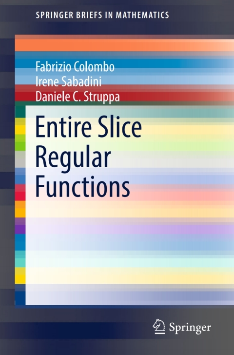 Cover image for book Entire Slice Regular Functions