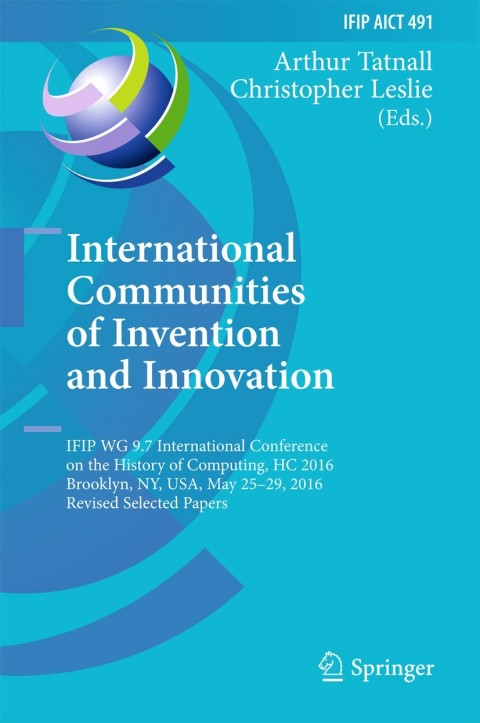 Cover image for book International Communities of Invention and Innovation