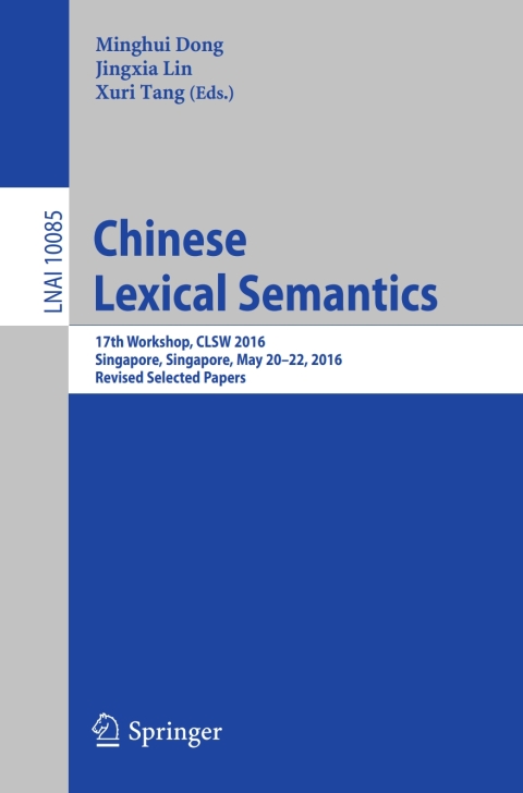 Cover image for book Chinese Lexical Semantics