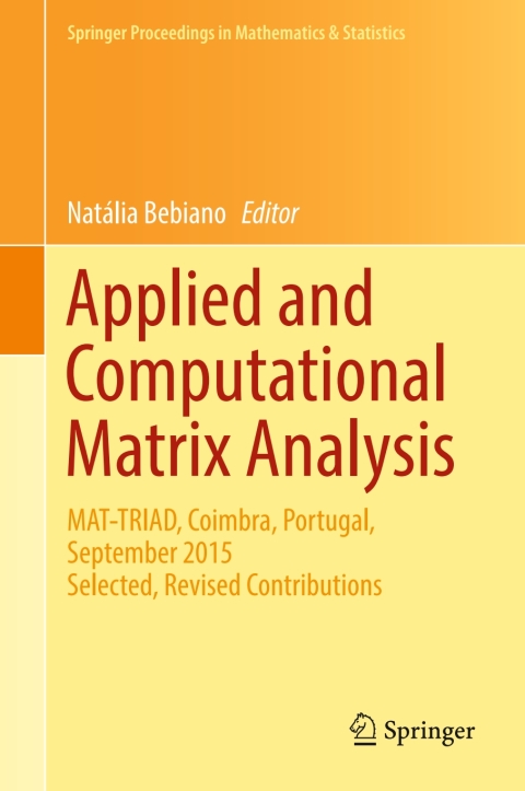 Cover image for book Applied and Computational Matrix Analysis