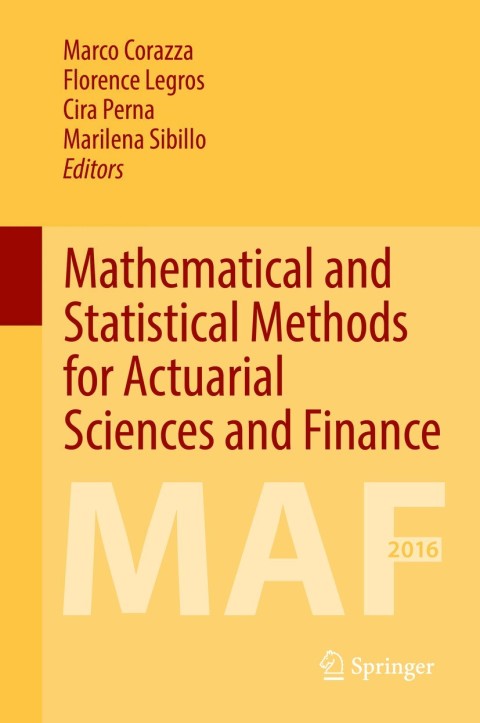 Cover image for book Mathematical and Statistical Methods for Actuarial Sciences and Finance