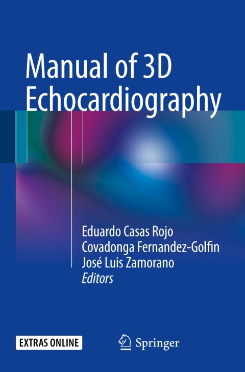 Cover image for book Manual of 3D Echocardiography