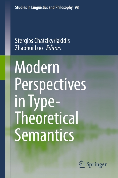 Cover image for book Modern Perspectives in Type-Theoretical Semantics
