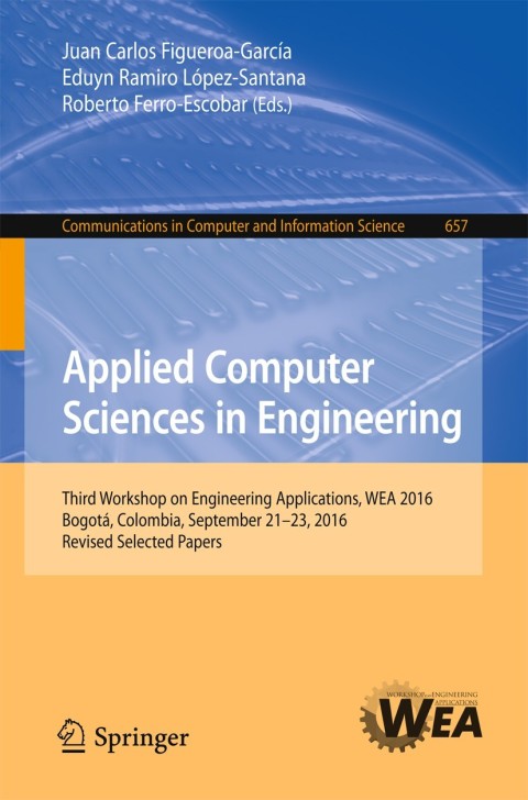 Cover image for book Applied Computer Sciences in Engineering
