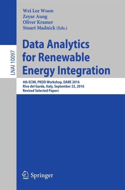 Cover image for book Data Analytics for Renewable Energy Integration