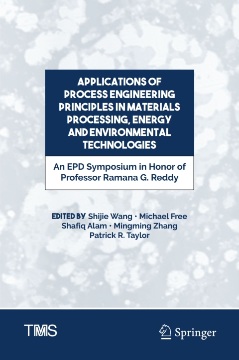 Cover image for book Applications of Process Engineering Principles in Materials Processing, Energy and Environmental Technologies