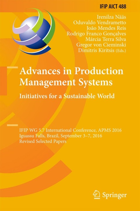 Cover image for book Advances in Production Management Systems. Initiatives for a Sustainable World
