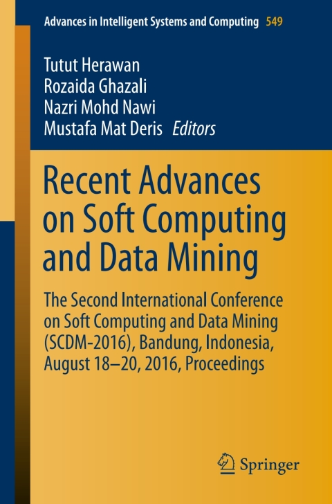 Cover image for book Recent Advances on Soft Computing and Data Mining
