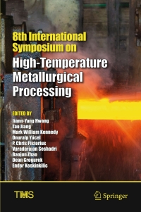 Cover image: 8th International Symposium on High-Temperature Metallurgical Processing 9783319513393