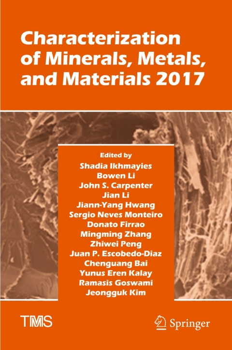 Cover image for book Characterization of Minerals, Metals, and Materials 2017