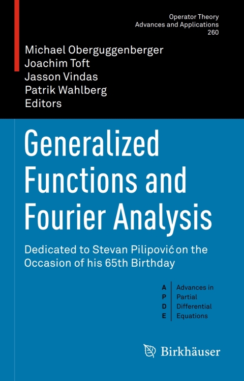 Cover image for book Generalized Functions and Fourier Analysis