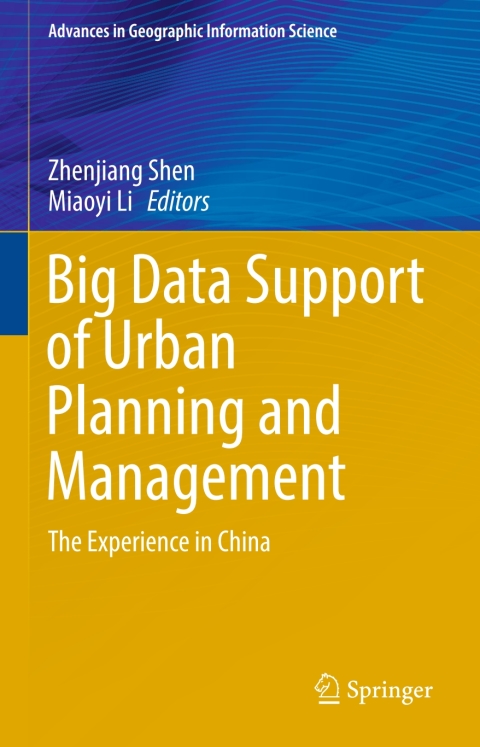 Cover image for book Big Data Support of Urban Planning and Management
