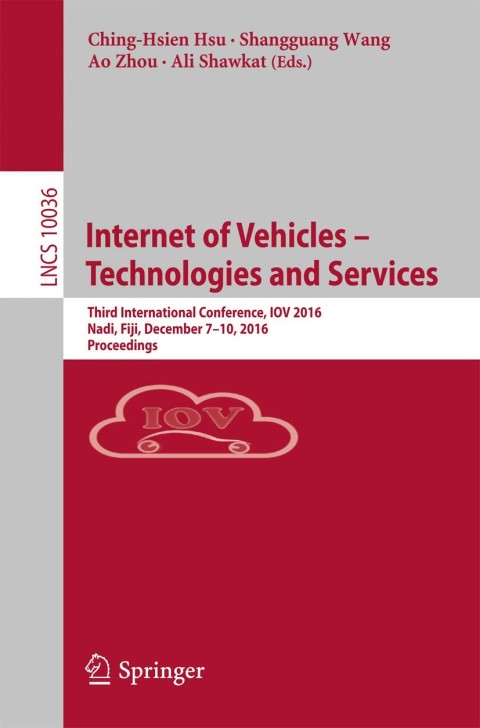 Cover image for book Internet of Vehicles – Technologies and Services