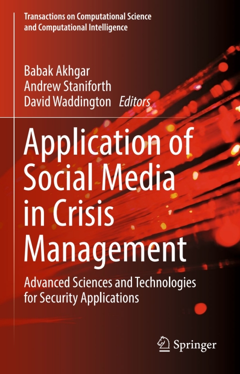 Cover image for book Application of Social Media in Crisis Management