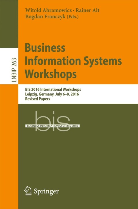 Cover image for book Business Information Systems Workshops