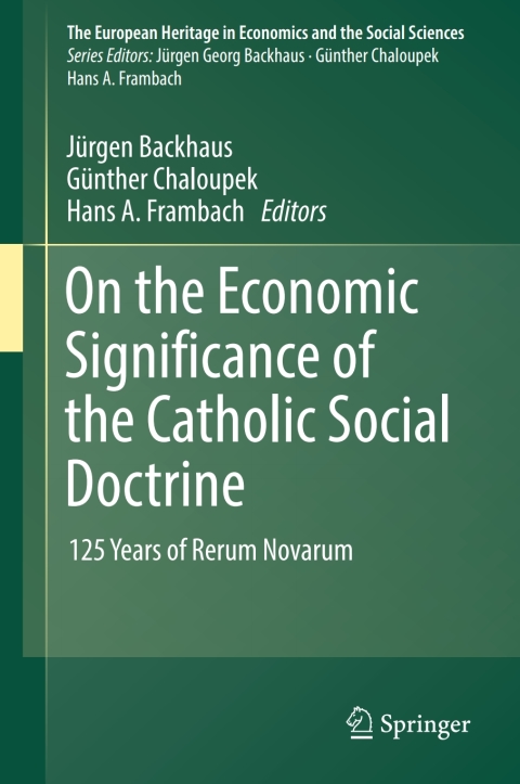 Cover image for book On the Economic Significance of the Catholic Social Doctrine