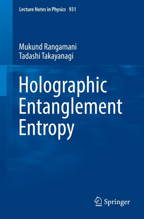 Cover image for book Holographic Entanglement Entropy