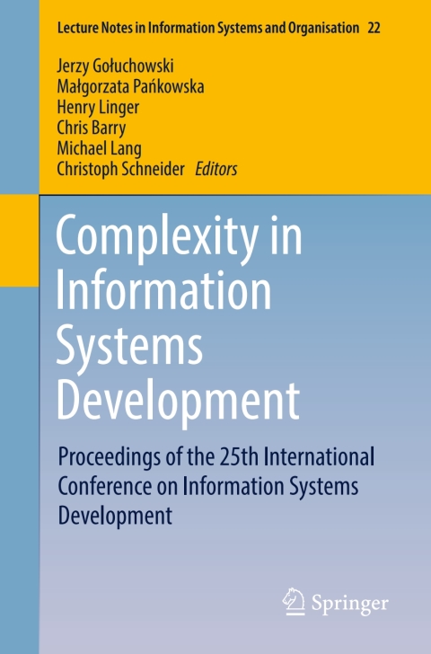 Cover image for book Complexity in Information Systems Development