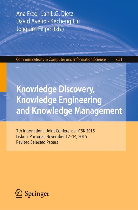 Cover image for book Knowledge Discovery, Knowledge Engineering and Knowledge Management