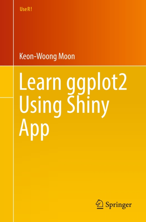 Cover image for book Learn ggplot2 Using Shiny App