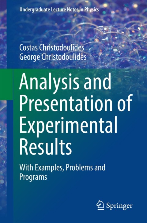 Cover image for book Analysis and Presentation of Experimental Results
