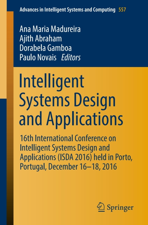 Cover image for book Intelligent Systems Design and Applications
