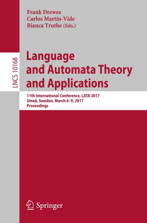 Cover image for book Language and Automata Theory and Applications