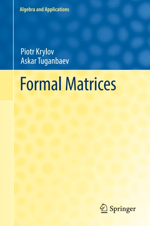 Cover image for book Formal Matrices