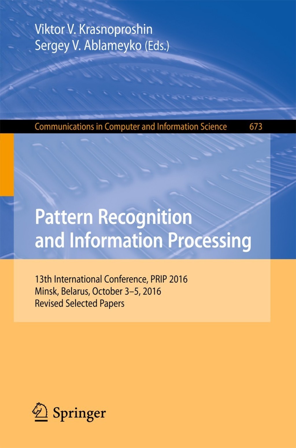Pattern Recognition and Information Processing (eBook)