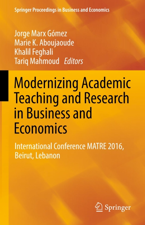 Cover image for book Modernizing Academic Teaching and Research in Business and Economics