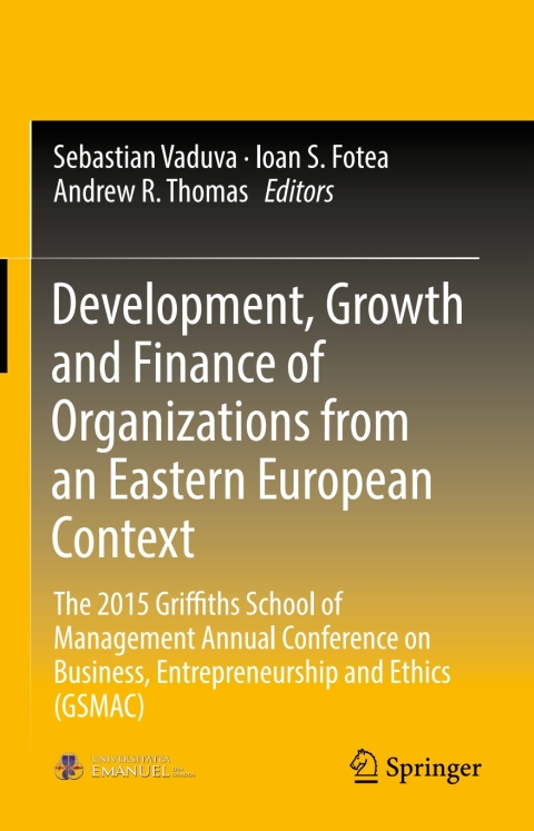 Cover image for book Development, Growth and Finance of Organizations from an Eastern European Context