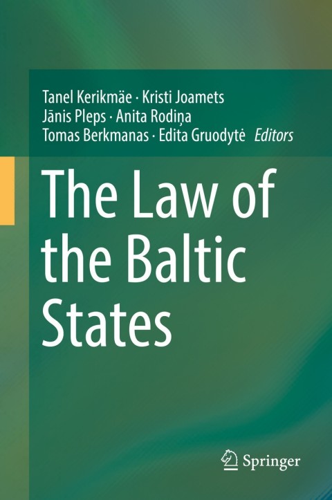Cover image for book The Law of the Baltic States