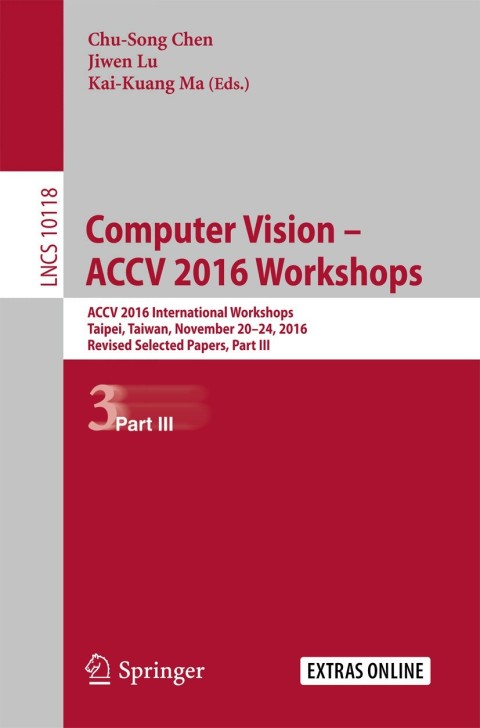 Cover image for book Computer Vision – ACCV 2016 Workshops