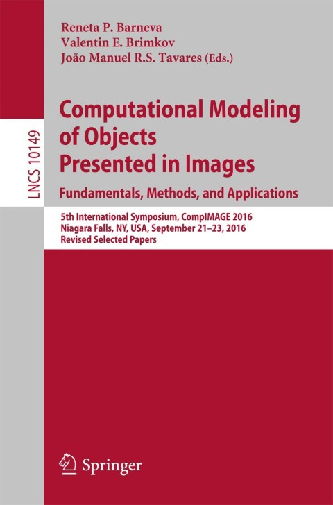 Cover image for book Computational Modeling of Objects Presented in Images. Fundamentals, Methods, and Applications