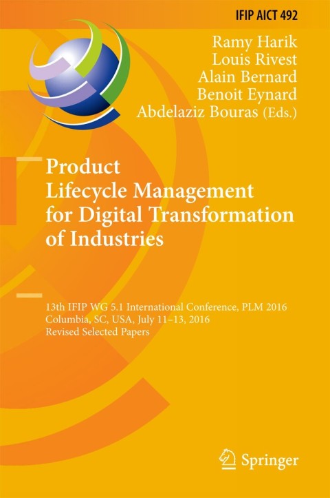 Cover image for book Product Lifecycle Management for Digital Transformation of Industries