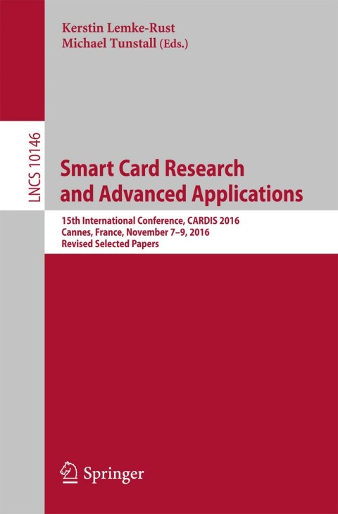 Cover image for book Smart Card Research and Advanced Applications