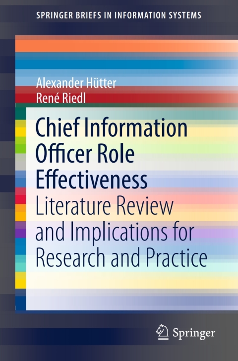 Cover image for book Chief Information Officer Role Effectiveness