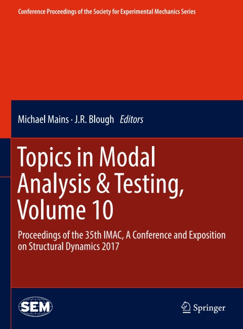 Cover image for book Topics in Modal Analysis & Testing, Volume 10