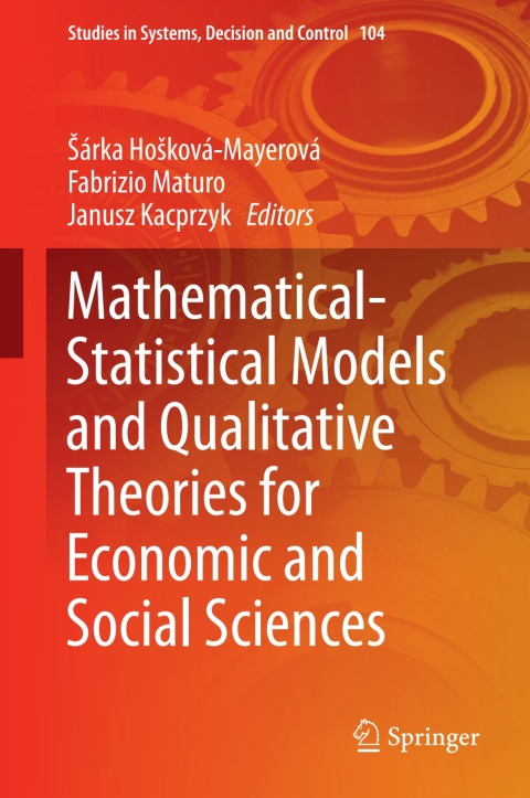 Cover image for book Mathematical-Statistical Models and Qualitative Theories for Economic and Social Sciences